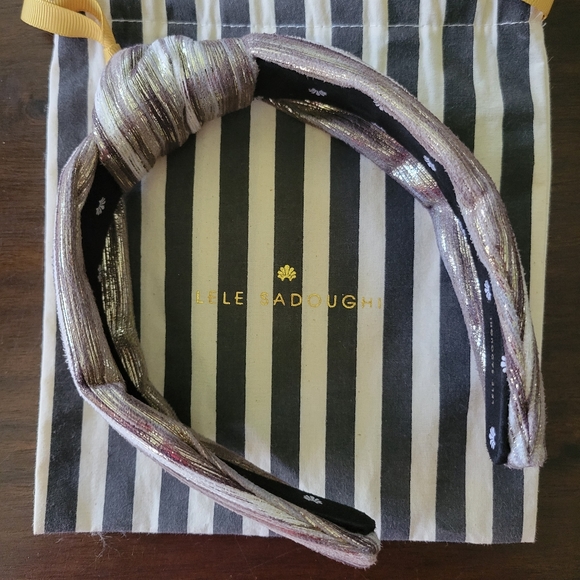 Lele Sadoughi Mixed Metallic headband - Picture 2 of 5